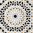 Schumacher Nasrid Palace Mosaic Mica Wallpaper