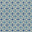 Schumacher Serallo Mosaic Aegean Wallpaper