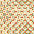 Schumacher Serallo Mosaic Persimmon Wallpaper