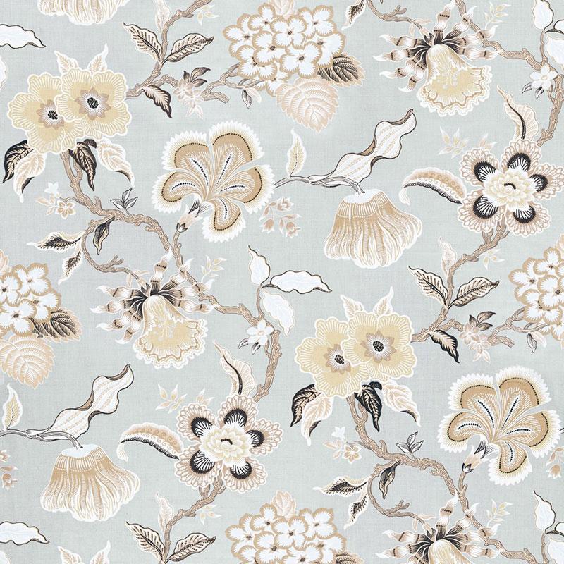 Schumacher Hothouse Flowers Mineral Fabric