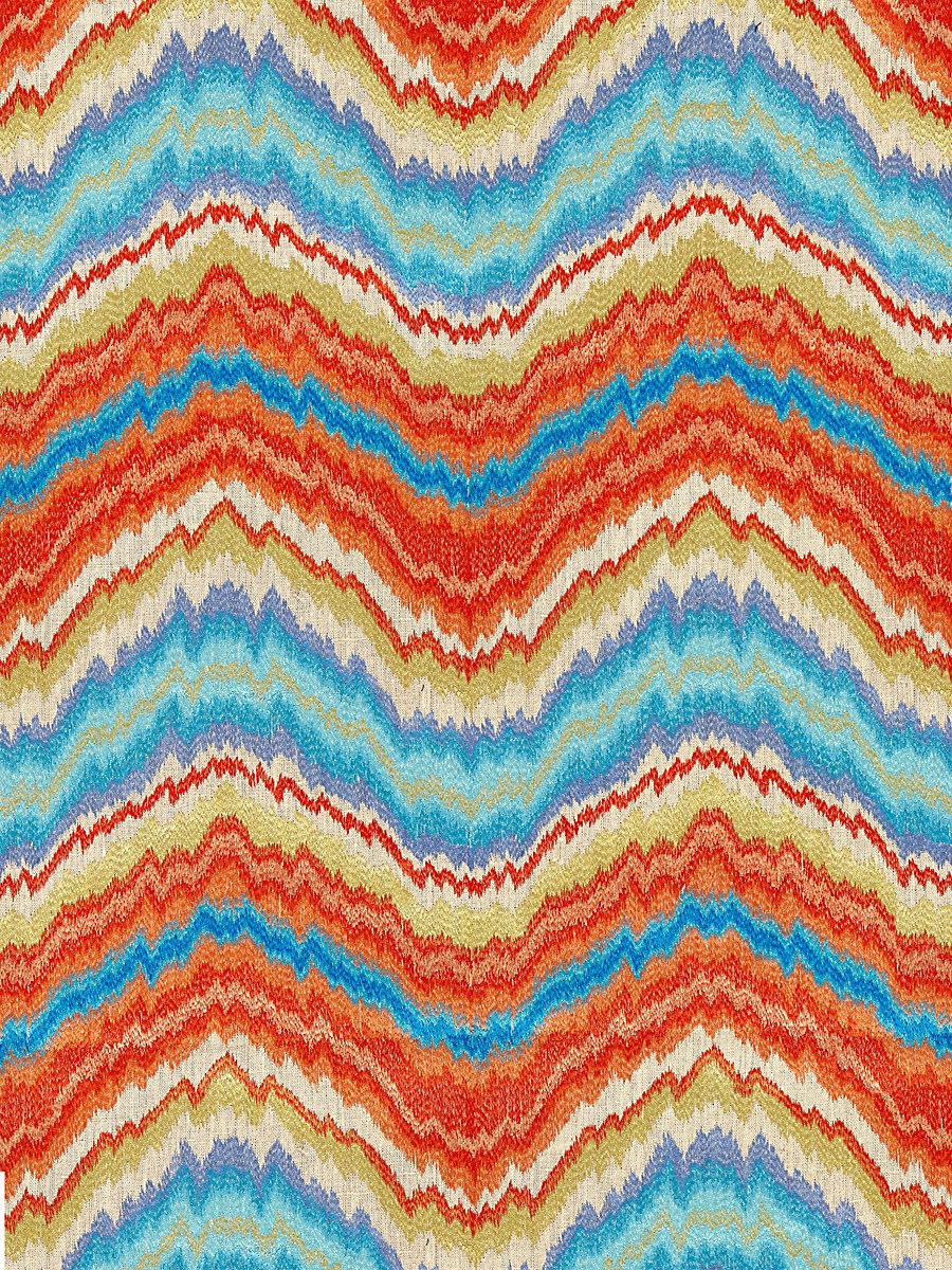 Scalamandre Bergamo Embroidery Spice Market Fabric