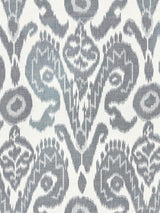 Scalamandre Bukhara Silk Ikat Indigo Fabric