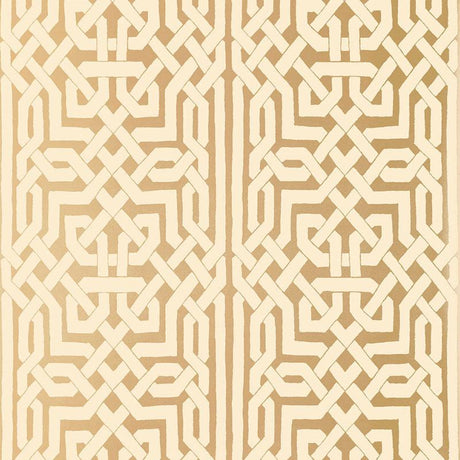 Schumacher Malaga Gold Wallpaper