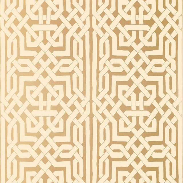 Schumacher Malaga Gold Wallpaper