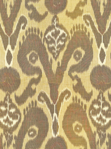 Scalamandre Bukhara Silk Ikat Spice Fabric