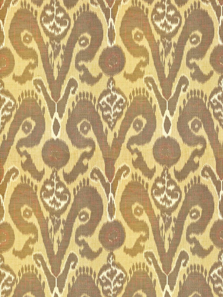Scalamandre Bukhara Silk Ikat Spice Fabric