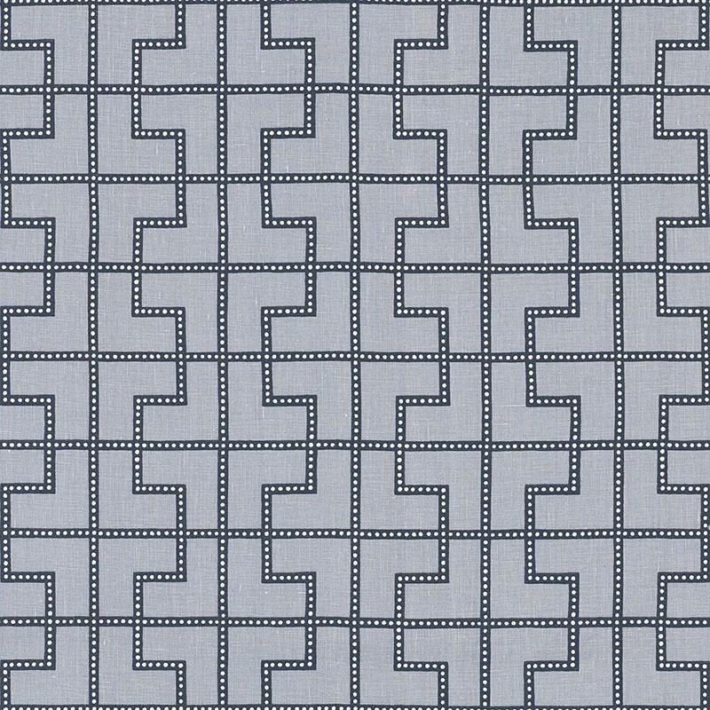 Schumacher Bleecker Twilight Fabric