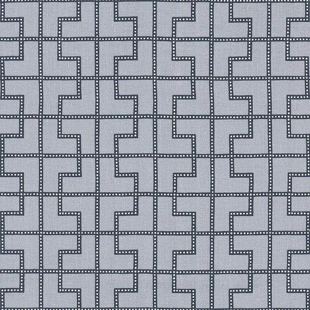 Schumacher Bleecker Twilight Fabric