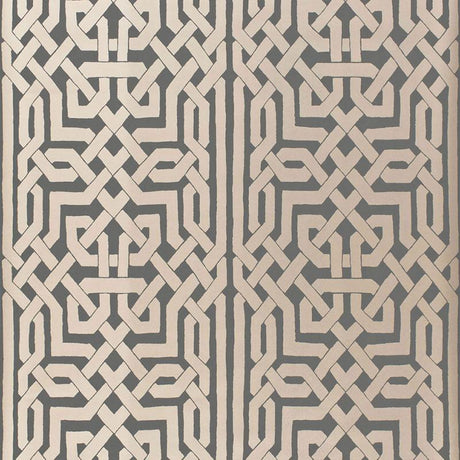 Schumacher Malaga Graphite Wallpaper