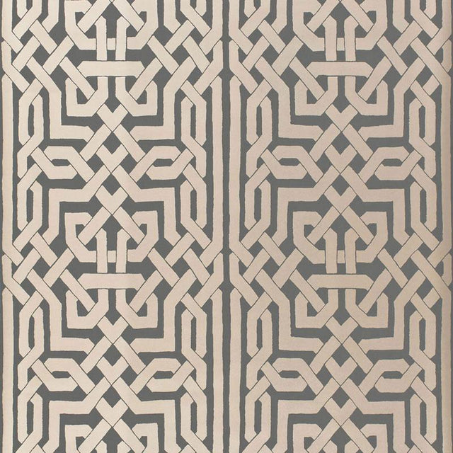 Schumacher Malaga Graphite Wallpaper