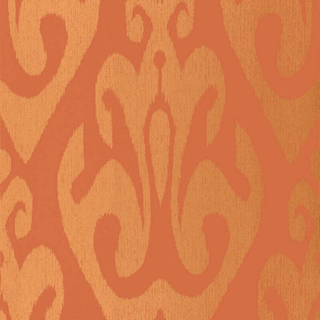 Schumacher Tokat Cinnabar Wallpaper