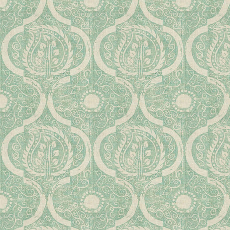 Lee Jofa PERSIAN LEAF AQUA Fabric