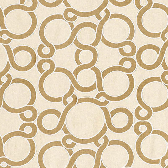 Schumacher Conundrum Biscuit Fabric