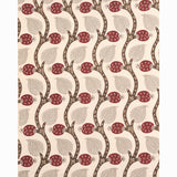 Schumacher Nurata Embroidery Stone Fabric