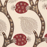 Schumacher Nurata Embroidery Stone Fabric