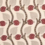 Schumacher Nurata Embroidery Stone Fabric