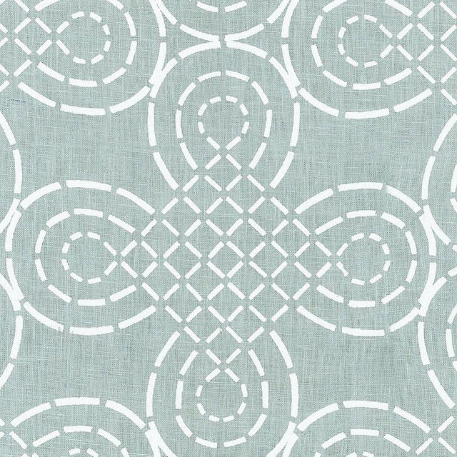 Schumacher Trellis Knot Cirrus Fabric