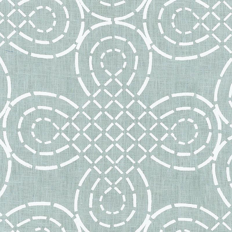 Schumacher Trellis Knot Cirrus Fabric