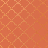 Schumacher Costa Del Sol Cinnabar Wallpaper