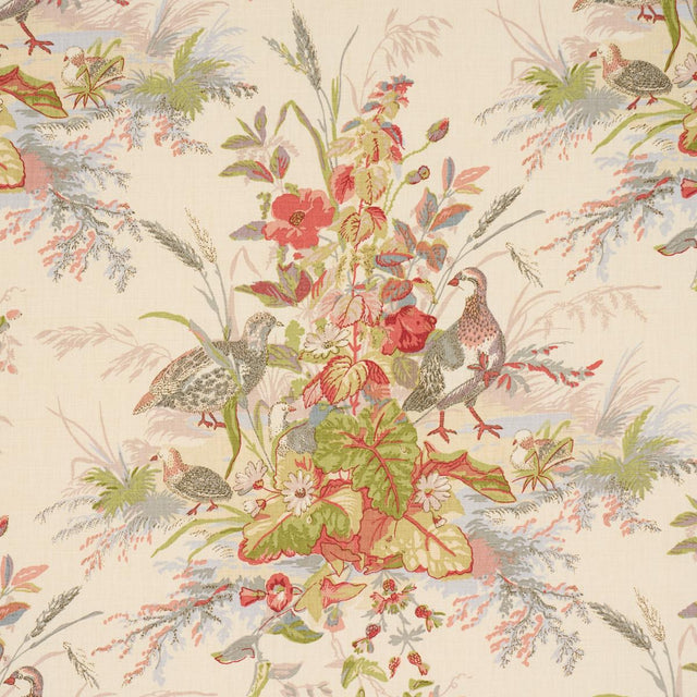 Schumacher Quail Meadow Winter Fabric