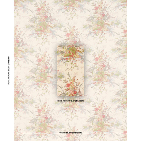 Schumacher Quail Meadow Winter Fabric
