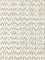 Scalamandre Chevron Embroidery Flax Fabric