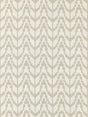 Scalamandre Chevron Embroidery Flax Fabric