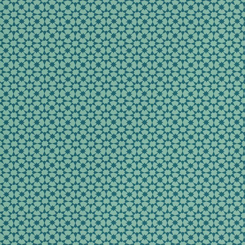 Schumacher Medina Peacock Wallpaper