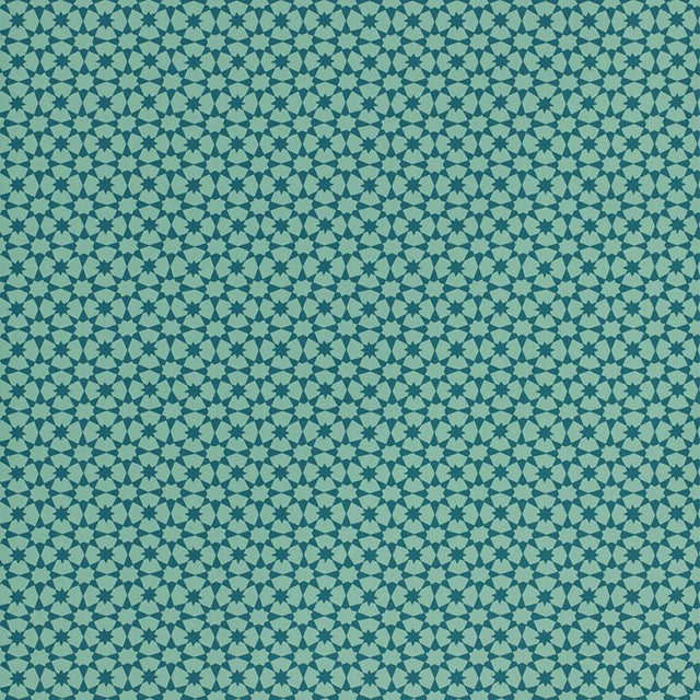 Schumacher Medina Peacock Wallpaper