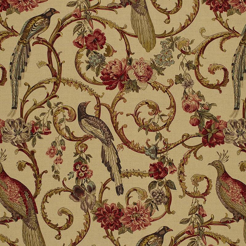Schumacher Madrigal Document Fabric