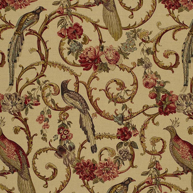 Schumacher Madrigal Document Fabric