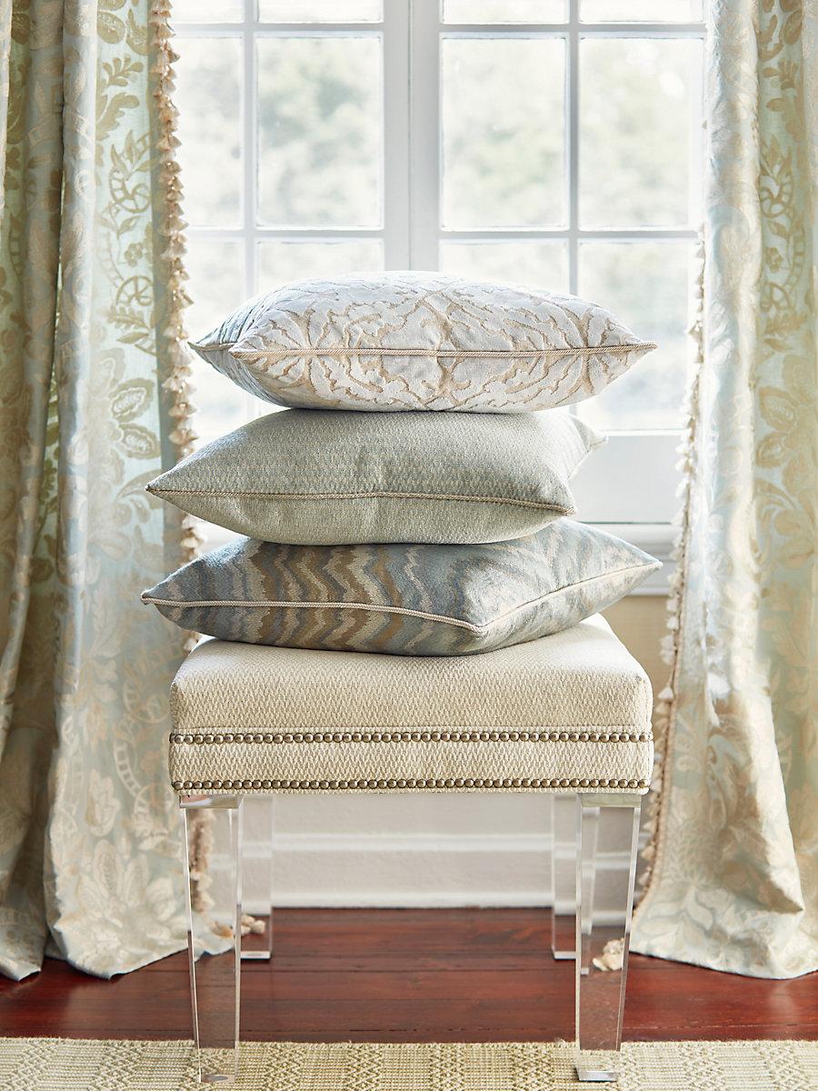 Scalamandre Cortona Chenille Alabaster Fabric