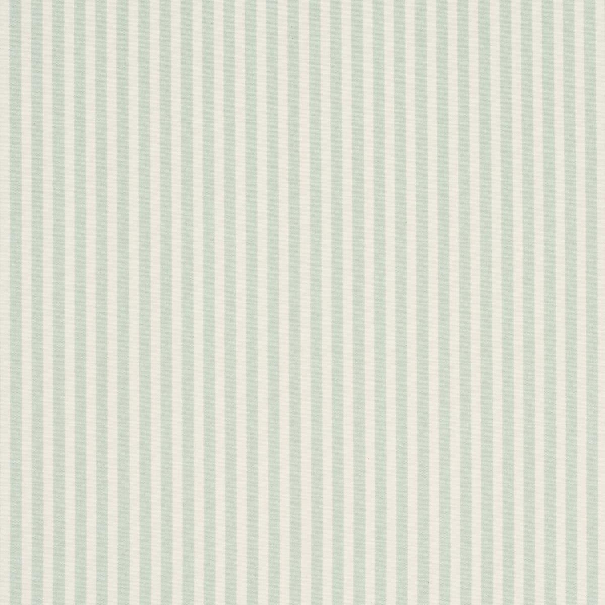 Schumacher Newport Poplin Stripe Aqua Fabric