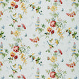 Schumacher Chickadee Floral Sky Fabric