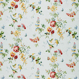 Schumacher Chickadee Floral Sky Fabric