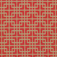 Kasmir Sakura Fret Firecracker Fabric
