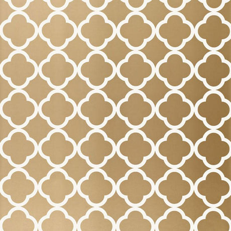 Schumacher Morocco Antique Gold Wallpaper