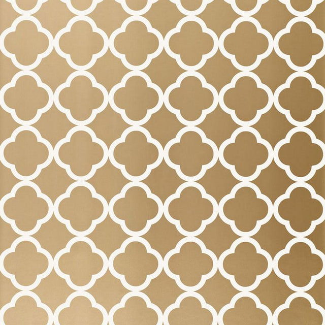 Schumacher Morocco Antique Gold Wallpaper