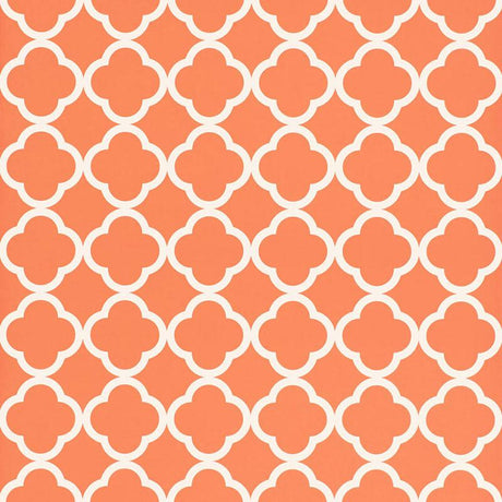 Schumacher Morocco Terra Cotta Wallpaper