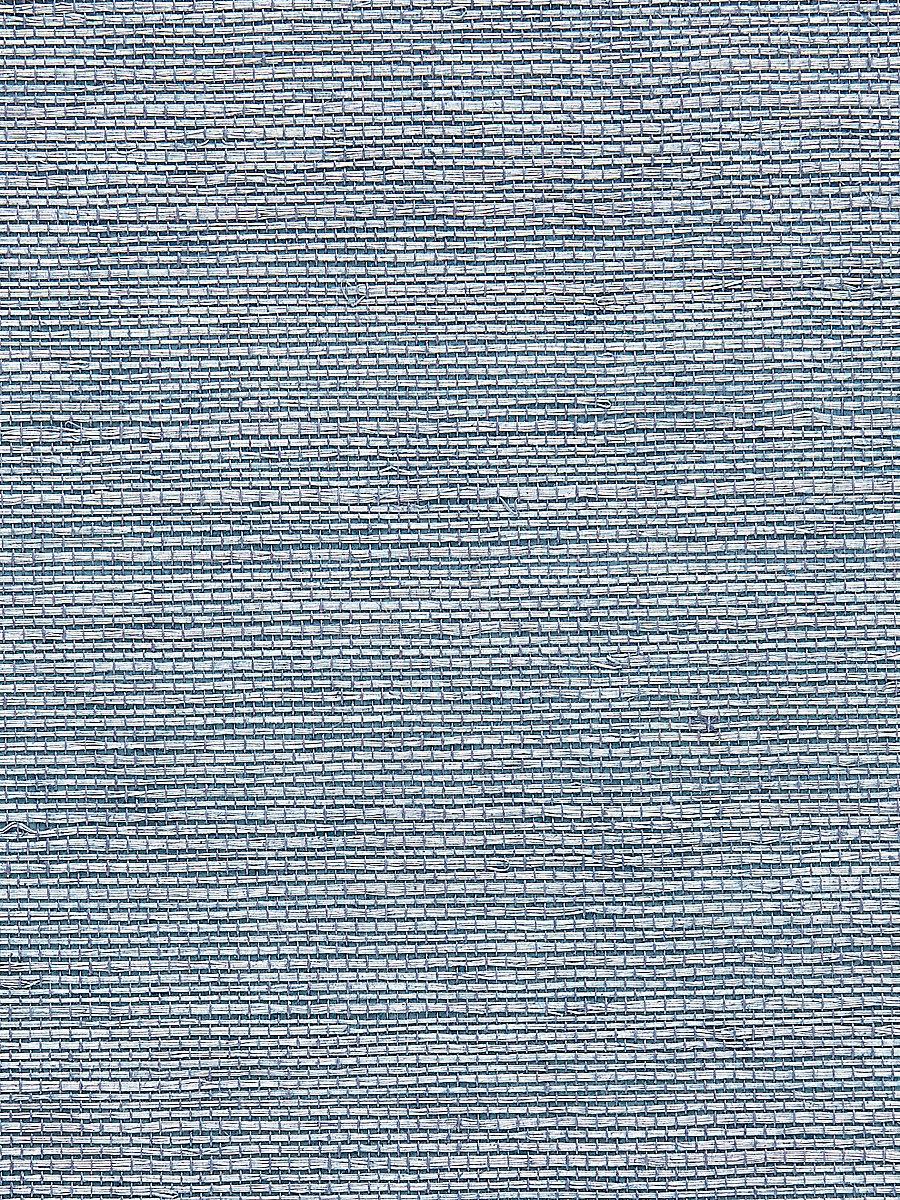 Scalamandre Sisal Blue Heather Wallpaper
