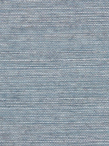 Scalamandre Sisal Blue Heather Wallpaper