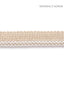 Scalamandre Georgica Braided Cord Linen Trim