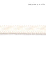 Scalamandre Millstone Twisted Cord Ivory Trim
