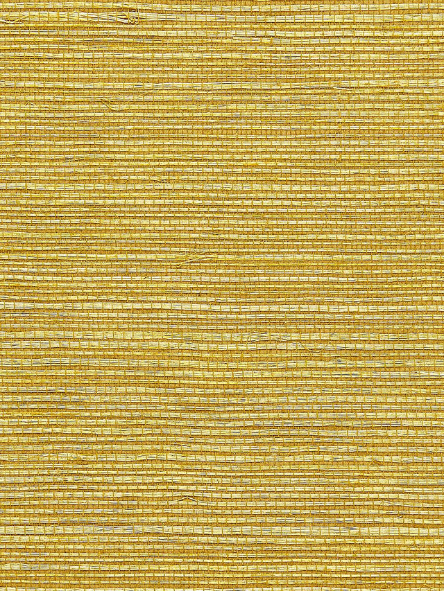 Scalamandre Sisal Brass Wallpaper