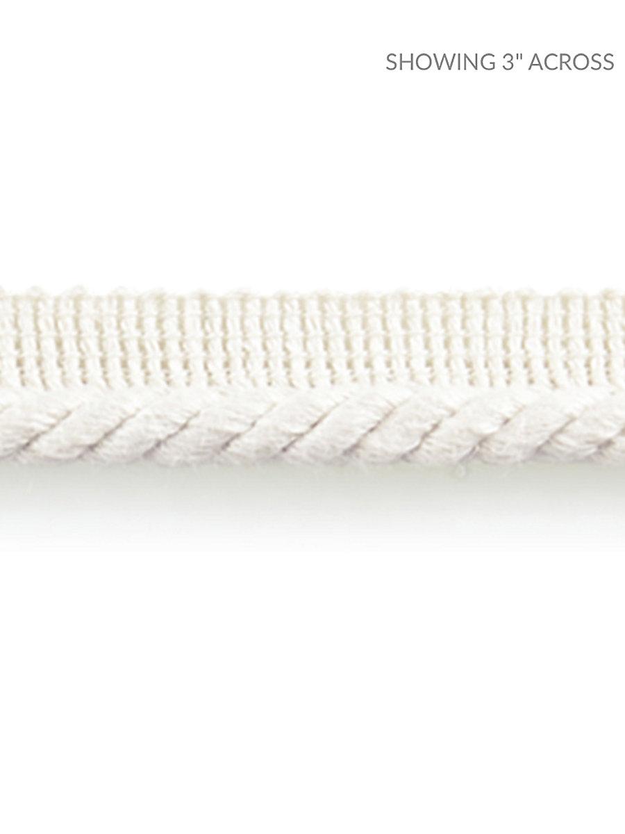 Scalamandre Anders Linen Cord Blanc Trim