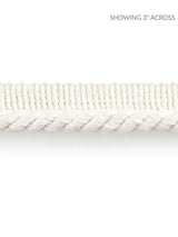 Scalamandre Anders Linen Cord Blanc Trim