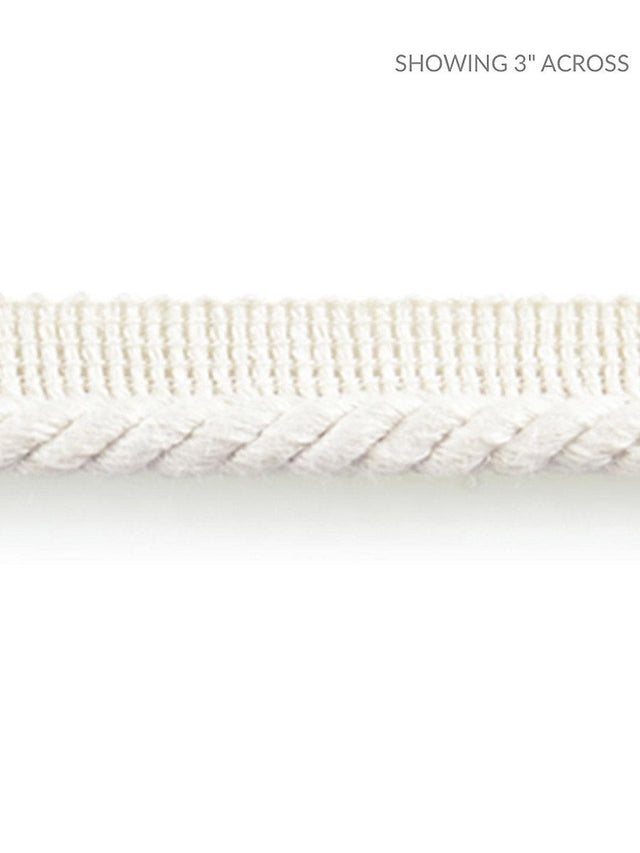 Scalamandre Anders Linen Cord Blanc Trim