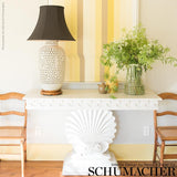 Schumacher Soho Diamond Alabaster Wallpaper