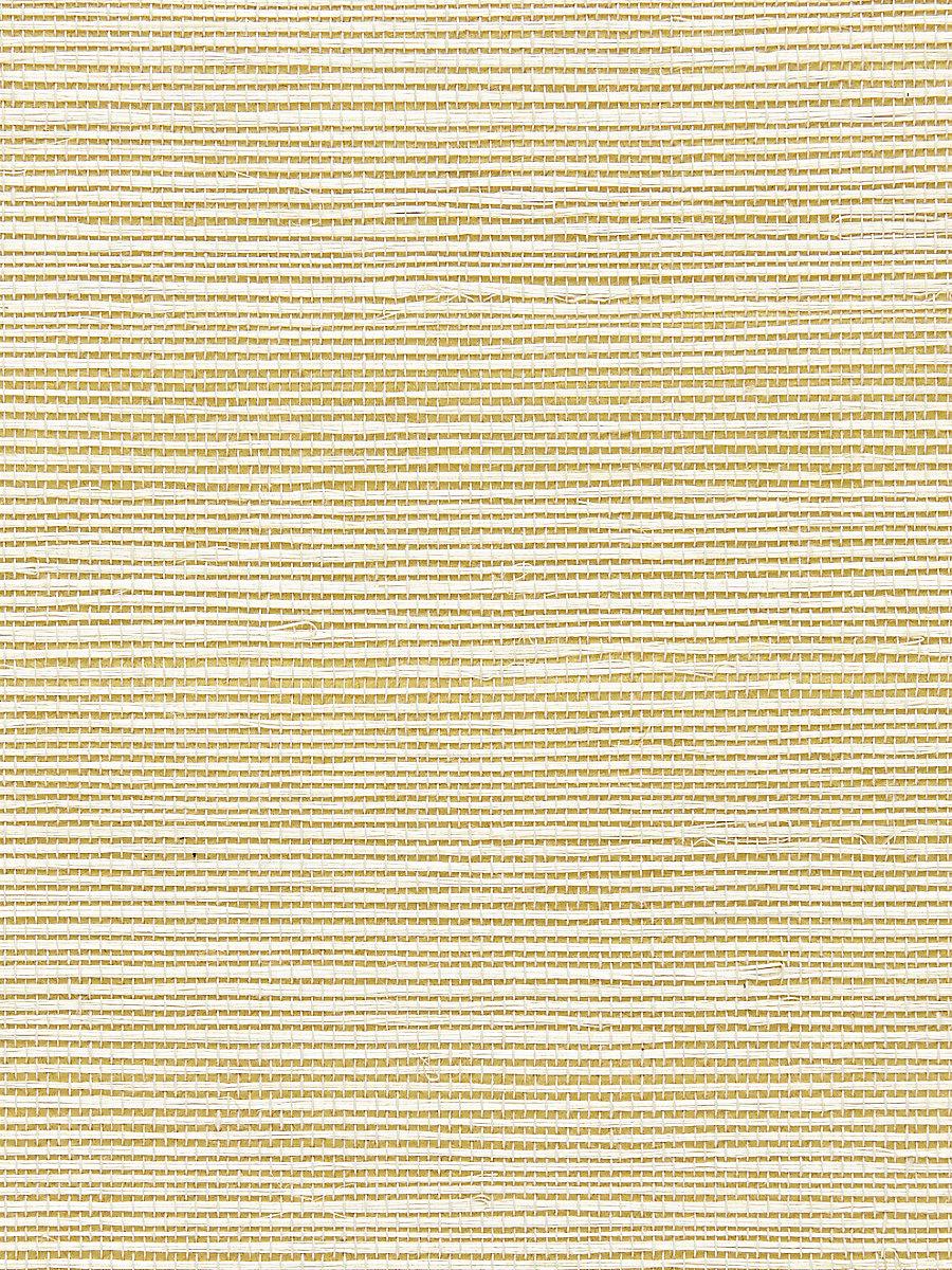 Scalamandre Sisal Metallic Gold Pearl Wallpaper