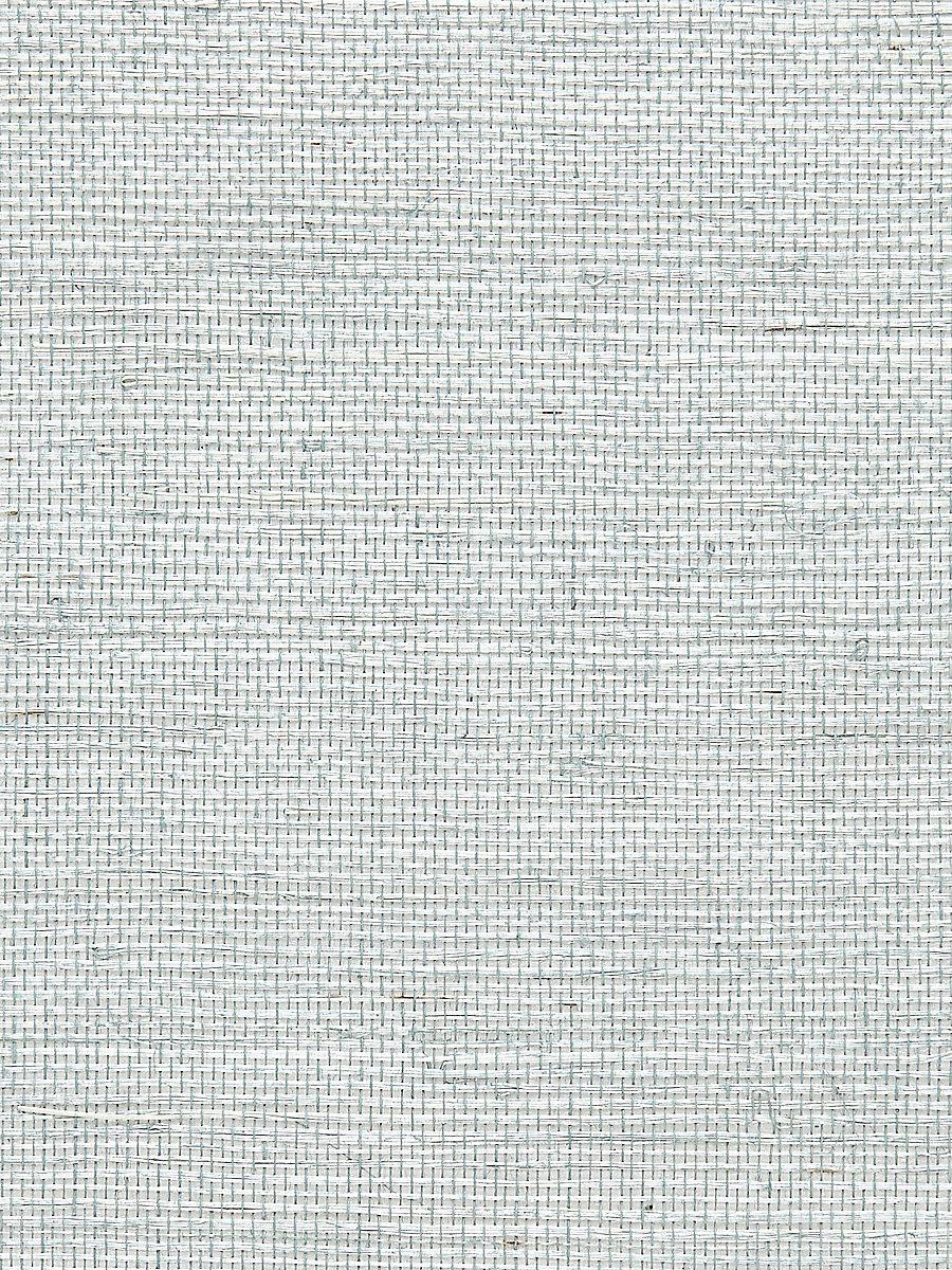 Scalamandre Sisal Metallic Aquamarine Wallpaper